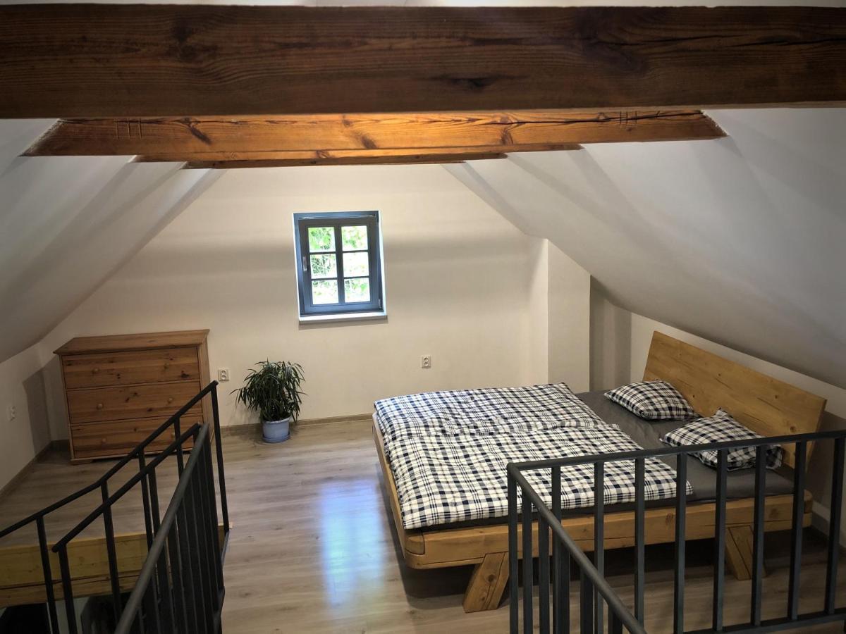 Mezonetovy Apartman S Terasou Na Samote V Lese Vlkava 외부 사진
